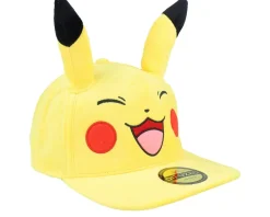 Pokémon Happy Pikachu Plush Yellow Snapback - Difuzed