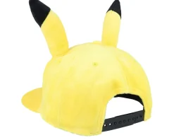 Pokémon Happy Pikachu Plush Yellow Snapback - Difuzed