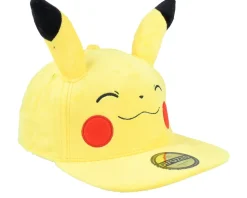 Pokémon Smiling Pikachu Plush Yellow Snapback - Difuzed