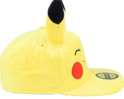 Pokémon Smiling Pikachu Plush Yellow Snapback - Difuzed