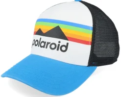 Polaroid Sinclair White/Black/Blue Trucker - American Needle