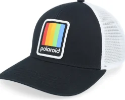 Polaroid Twill Valin Patch White/Black Trucker - American Needle