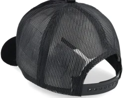 Police Car Patch Velvet Black A-Frame Trucker - Calza Pennello