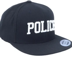 Police 3D Black Snapback - Iconic