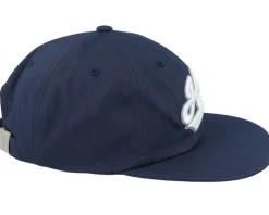 Pop Fly 6 Panel Hat Navy Strapback - HUF