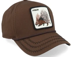 Porcupine 100 Dark Brown Twill A-Frame Adjustable - Goorin Bros.