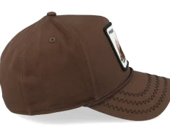 Porcupine 100 Dark Brown Twill A-Frame Adjustable - Goorin Bros.