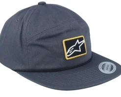 Port Hat 18 Charcoal Snapback - Alpinestars