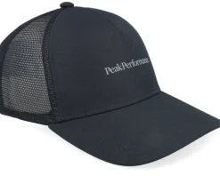 Pp Cap Black Trucker - Peak Performance