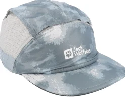 Prelight Vent Cap Silver Grey All Over 5-Panel - Jack Wolfskin