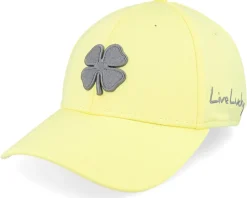 Premium Clover 124 Jessamine Yellow/Charcoal Flexfit - Black Clover