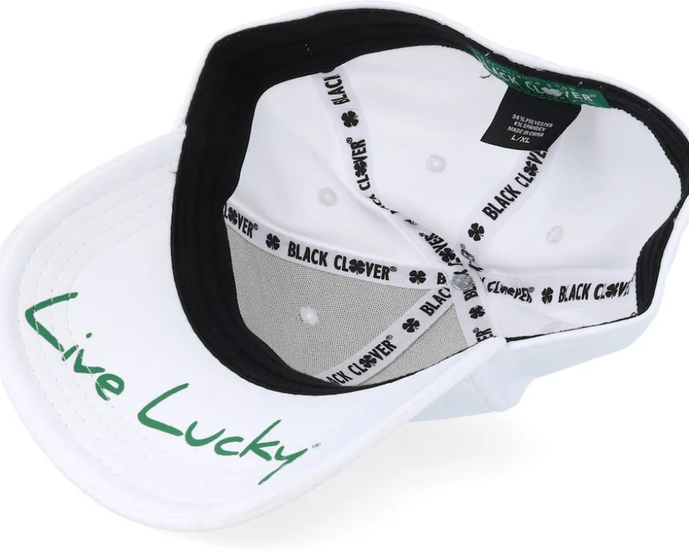 Premium Clover 16 Kelly Green/White Flexfit - Black Clover