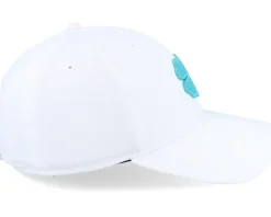 Premium Clover 118 White W Cabo Blue Clover Flexfit - Black Clover