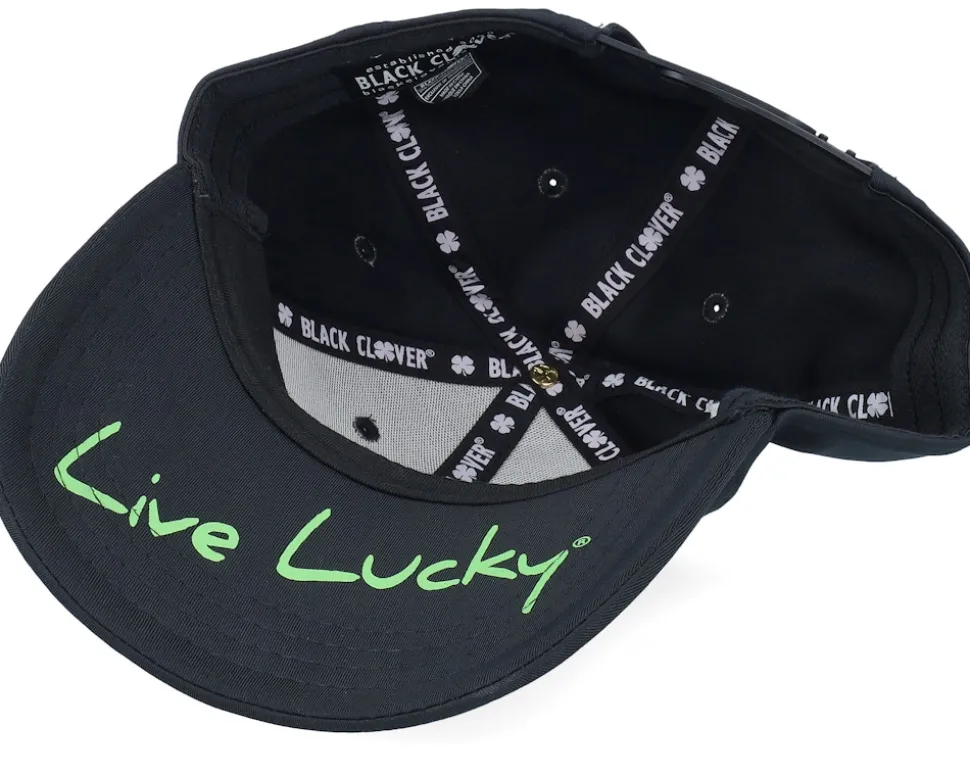 Premium Clover Black/Green Adjustable - Black Clover