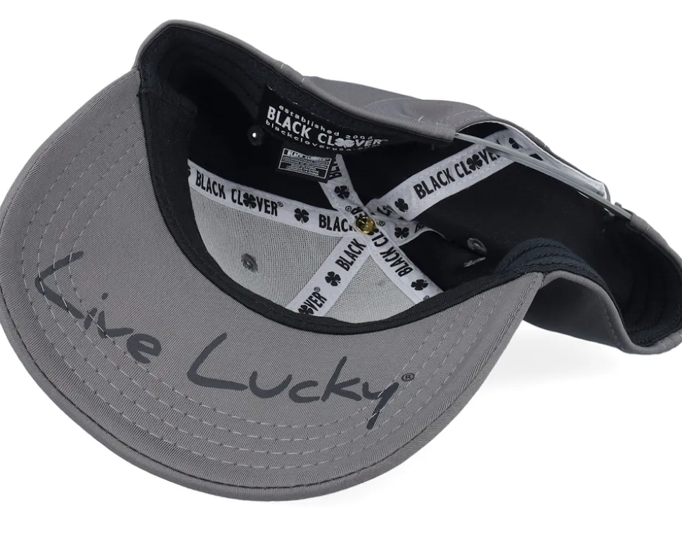 Premium Clover Grey/Black Adjustable - Black Clover