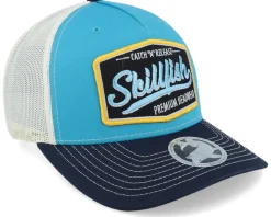 Premium Fishing 112fp Tri Blue Teal/Birch/Navy Trucker - Skillfish