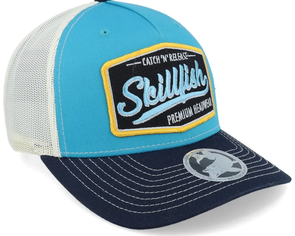 Premium Fishing 112fp Tri Blue Teal/Birch/Navy Trucker - Skillfish