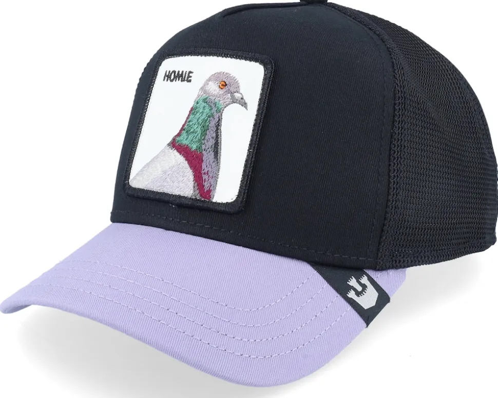 Premium Pigeon Black/Lavendel Trucker - Goorin Bros.