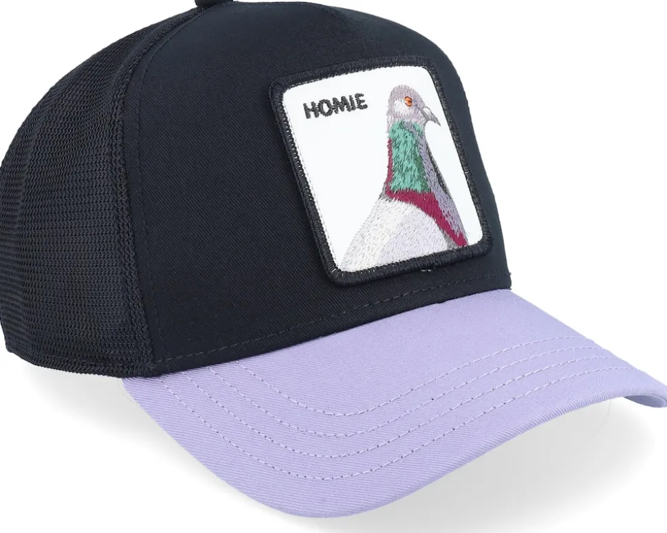 Premium Pigeon Black/Lavendel Trucker - Goorin Bros.