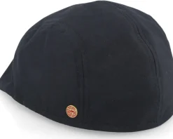 Prince Sunblocker Black Flat Cap - Mayser