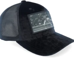Pro Ping Pong Player Patch Velvet Black Trucker - Iconic