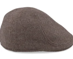 Pub Cap Brown Melange Flat Cap - Wigéns