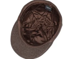 Pub Cap Brown Melange Flat Cap - Wigéns
