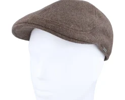 Pub Cap Brown Melange Flat Cap - Wigéns