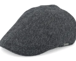 Pub Cap Dark Grey Flat Cap - Wigéns