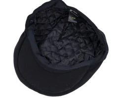 Pure Wool Harlem Black Flat Cap - Jaxon & James