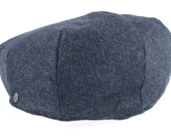 Pure Wool Harlem Charcoal Flat Cap - Jaxon & James