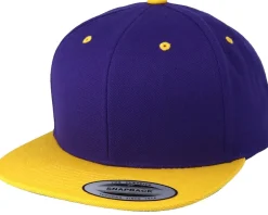 Purple/Gold Snapback - Yupoong