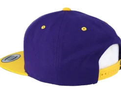 Purple/Gold Snapback - Yupoong