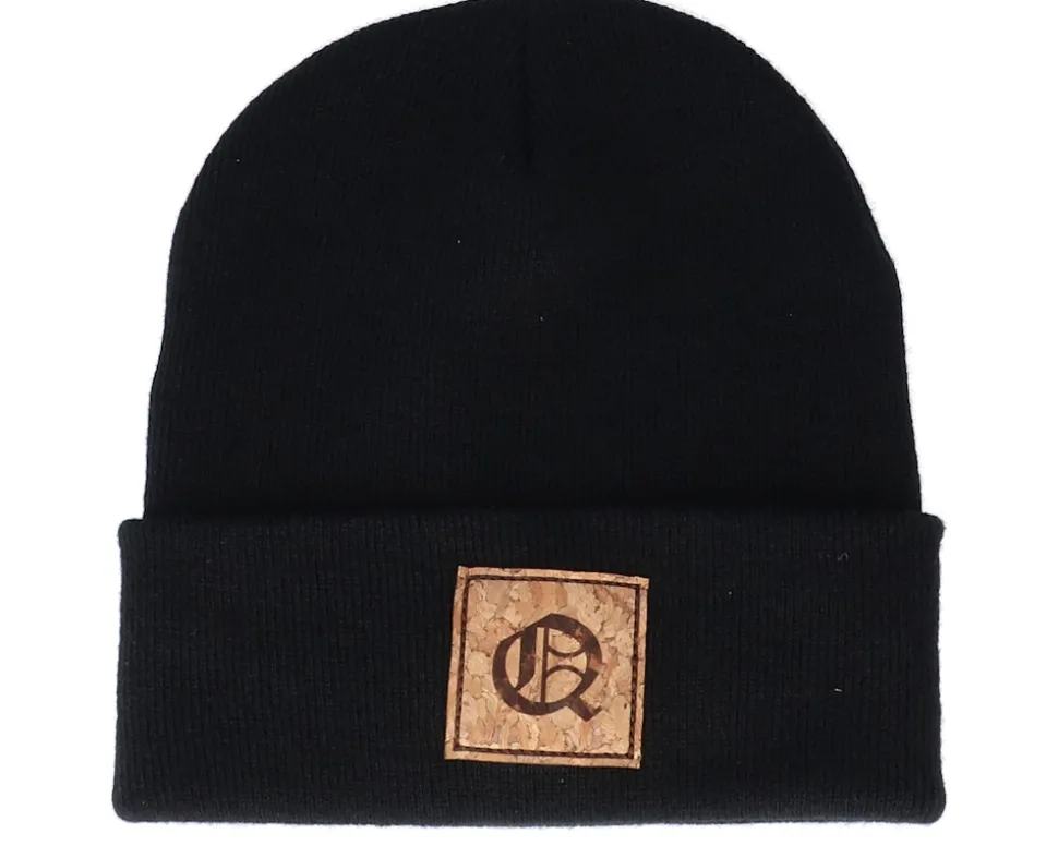 Q Letter Patch Black Cuff - Iconic