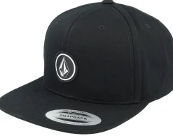 Quarter Twill Black Snapback - Volcom
