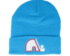 Quebec Nordiques Knit N 100% Arcylic Blue Cuff - American Needle