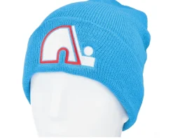 Quebec Nordiques Knit N 100% Arcylic Blue Cuff - American Needle