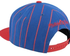 Quebec Nordiques Team Pin Blue Snapback - Mitchell & Ness