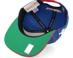 Quebec Nordiques Team Pin Blue Snapback - Mitchell & Ness