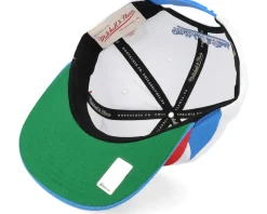 Quebec Nordiques Vintage Sharktooth White/Blue Snapback - Mitchell & Ness