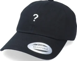 Question Mark Black Dad Cap - Iconic
