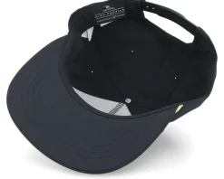 Quick Dry Cap Black Snapback - Rip Curl