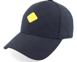 Quilted Cap Black Adjustable - J.Lindeberg