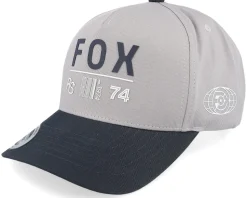 Race Spec Hat Steel Grey/Black A-Frame Adjustable - Fox