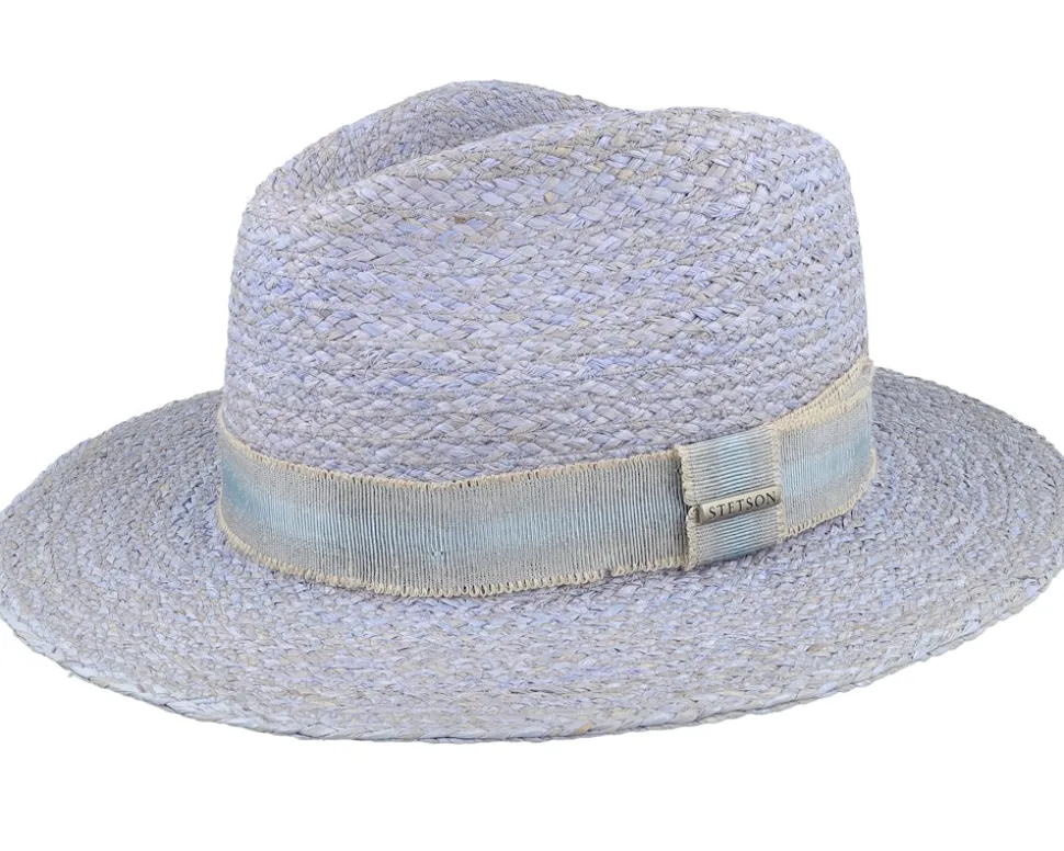 Raffia Blue Traveller - Stetson