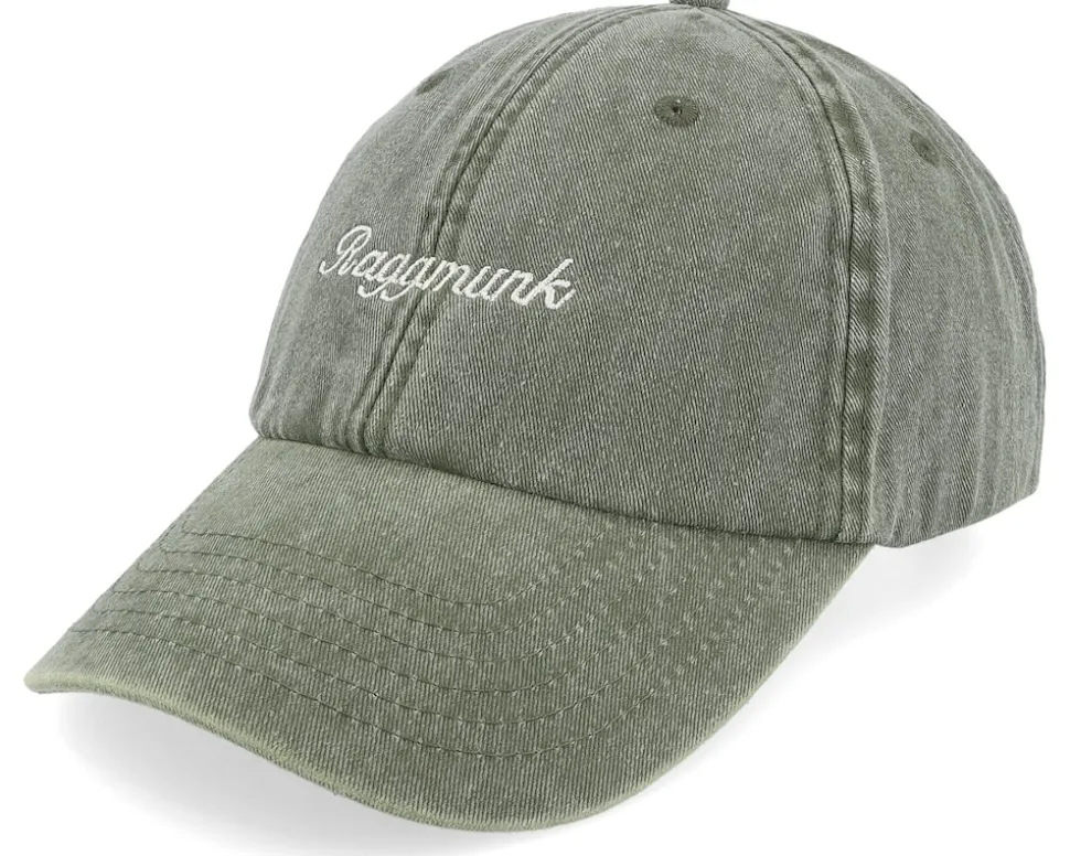 Raggmunk Vintage Washed Olive Dad Cap - Iconic