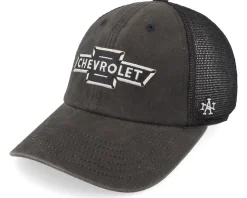 Raglan Bones Gm Chevrolet Black Trucker - American Needle