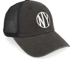 Raglan Bones Ny Black Trucker - American Needle