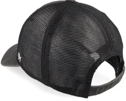 Raglan Bones Ny Black Trucker - American Needle