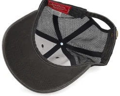 Raglan Bones Ny Black Trucker - American Needle